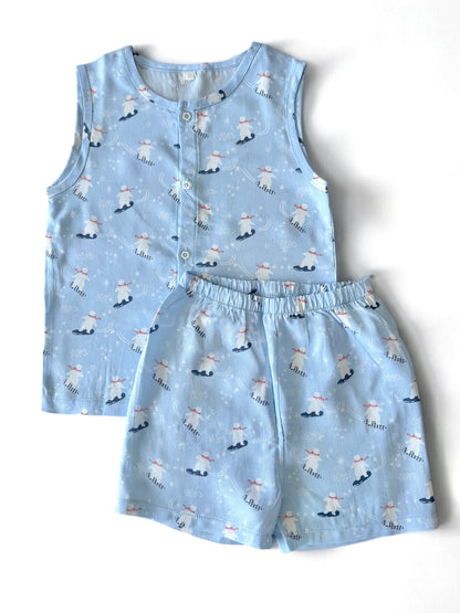 K-Cooling Lounge Set - The "Air-Con" Pajamas for Kids